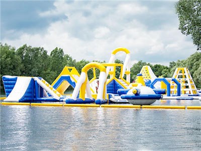 Liquid Leisure Aqua Park  , Inflatable Water Park Game Water Sport Obstacle Course BY-IWP-019